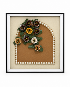 Pearl Blossom Shadow Box and Wall decoration item