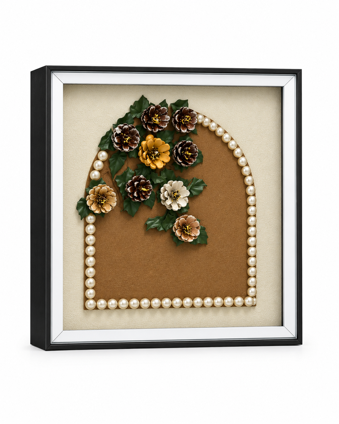 Pearl Blossom Shadow Box and Wall decoration item