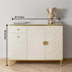 Cosmic Echo Wooden Console Table With Storage For Home & Crockery Storage Cabinet / Crockery Unit