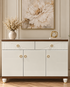 Elysian Storage Cabinet and Console Table For Home & Crockery Storage Cabinet / Crockery Unit