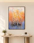 Dreamy Horizon Handmade Paintings for Home & Wall Decoration Item (With Outer Floater Frame) (47x35.5 Inches)