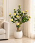 Camellia Sunshine Artificial Indoor Plant For Home ( 3.4 Feet ) (Natural Feel)