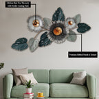 Palmero Floral Arrangment Metal Wall Decor