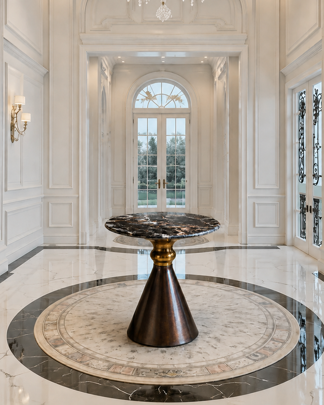 Crownline Entry Foyer Table For Home and Item for Home Decoration
