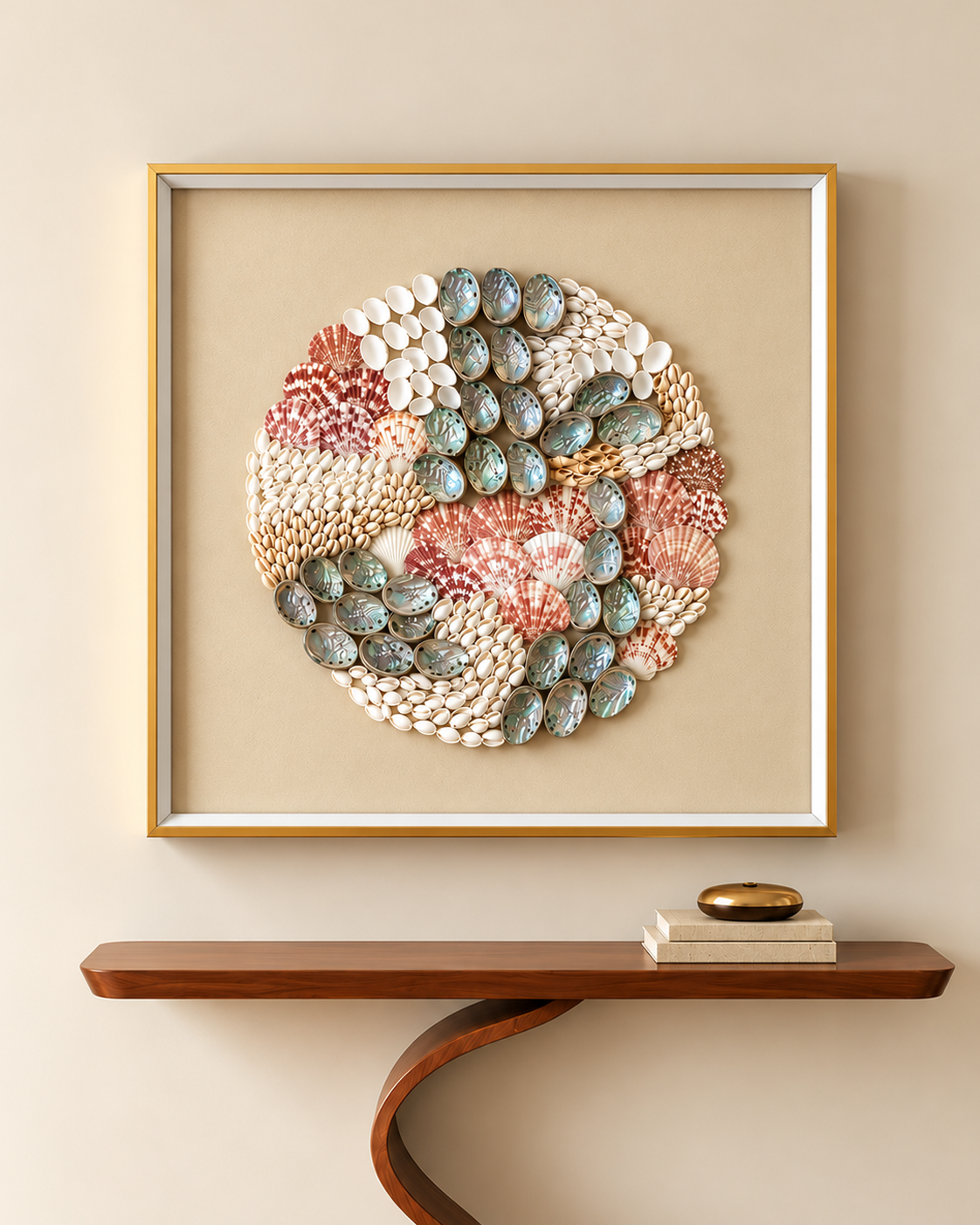 Ocean Ensemble Shadow Box Home Decoration Item