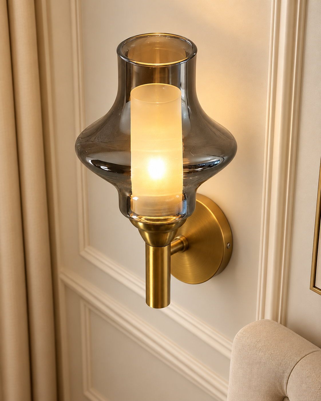 Golden Gleam Wall Lamp for Home & Item for Wall Decoration