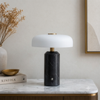 Heritage Nest Designer Table Lamps for Home - Black (Italian Designer Collection)