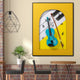 Elegant Violin Pop Art Shadow Box