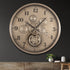Infinity Dial Luxury Antique Wall Clock For Living Room With Moving Gear Mechanism Buy Wall Clock Online - Medium (Steel Body)