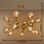 Solar Crest Chandelier Light For Living Room & Item for Home Decoration
