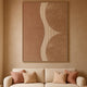 Earthy Rhythm Hand Wall Decor Paintings for Home ( 47x31.5 Inches )