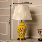 Sunflower Grace Designer Table Lamps for Living Room