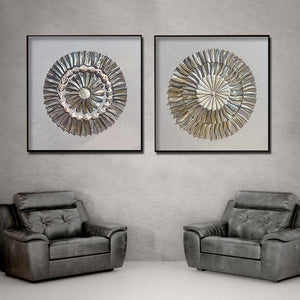 Seashell Radiance Ensemble Wall Art Shadow Box & Wall Decoration Item