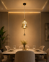 Crystal Bell Pendant Light For Living Room & Home Decoration item