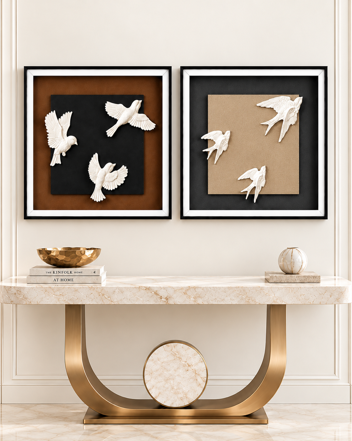 Freedom in Motion & Wings of Freedom Shadow Box for Wall Decoration & Wall Art -Set of 2