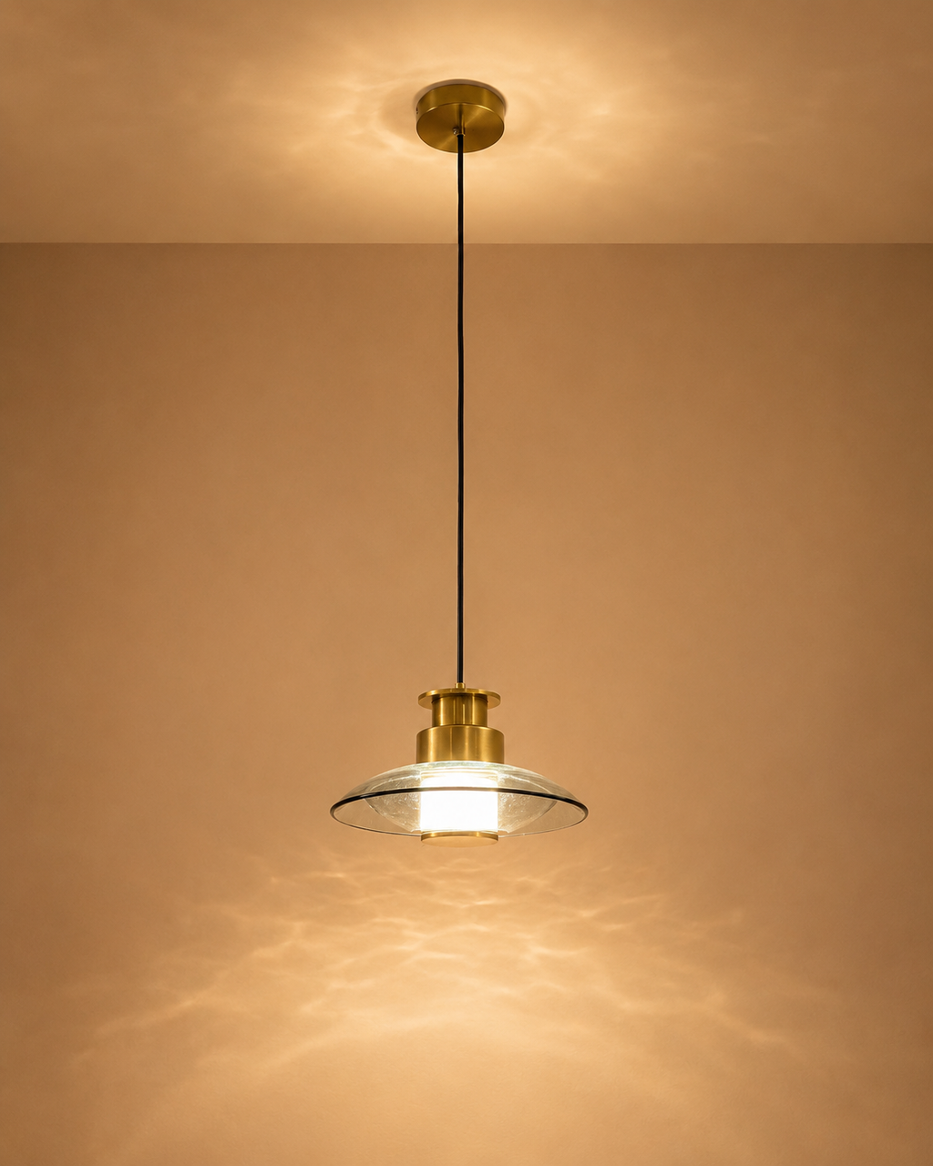 Golden Eclipse Pendant Light For Living Room & Home Decoration item - Grey