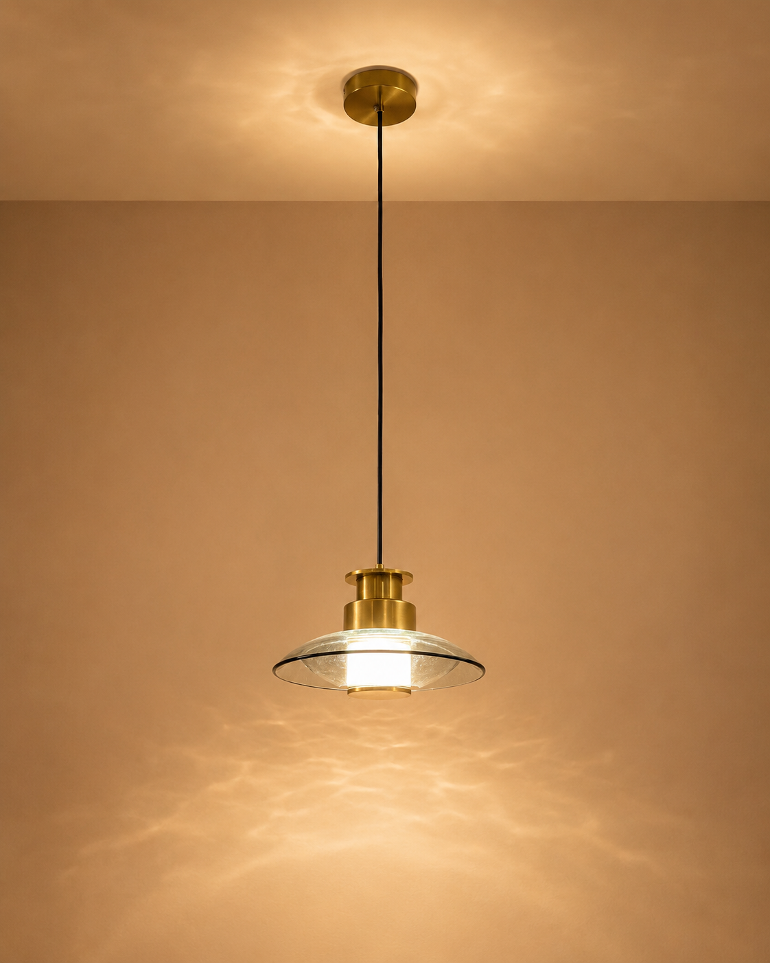 Golden Eclipse Pendant Light For Living Room & Home Decoration item - Grey