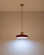 Cobalt Halo Hanging Light For Living Room & Home Decoration item - Red
