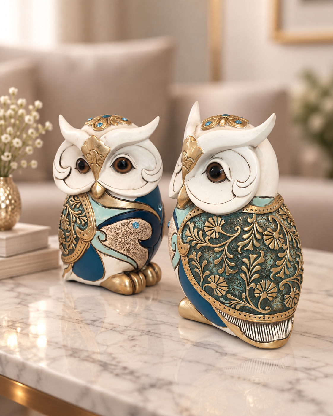 Noble Night Owls Home Decoration Showpiece & Items for Room Decoration