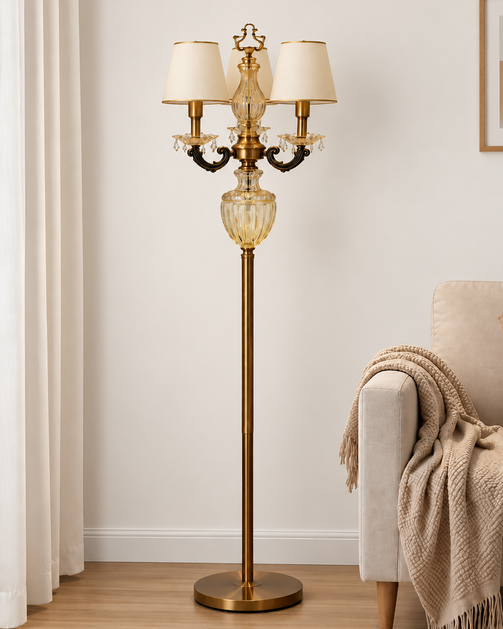 Windsor Elegance Designer Floor Lamps for Living Room