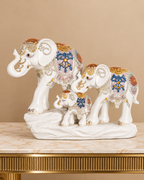 Elephant Family Unity Table Decoration Showpiece & Home Decoration Items