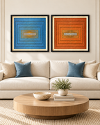 Radiant Depth Shadow Box for Wall Decoration & Wall Art - Set of 2