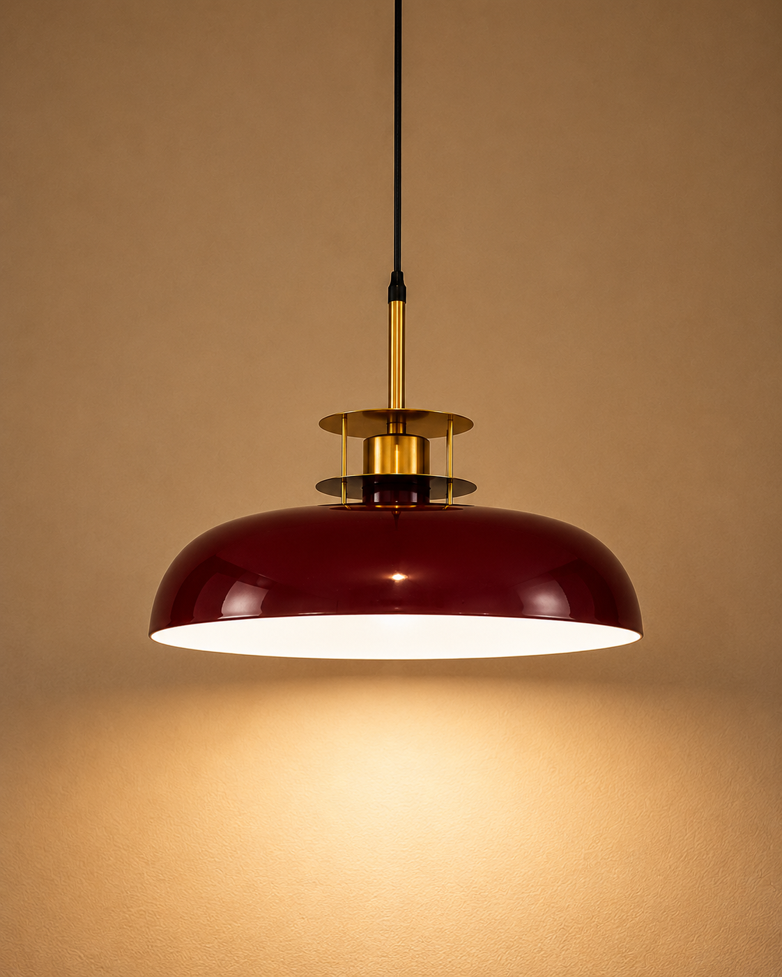 Cobalt Halo Hanging Light For Living Room & Home Decoration item - Red
