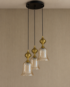 Fiora Luxe Ceiling Light For Living Room & Item for Home Decoration - Set of 3 Pendant