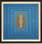 Radiant Depth Shadow Box for Wall Decoration & Wall Art - Blue