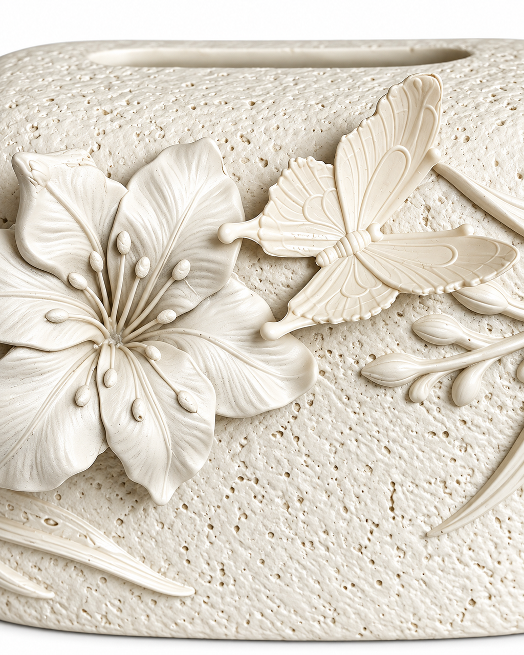 Floral Grace Tissue Holder For Home & Item for Table Decoration