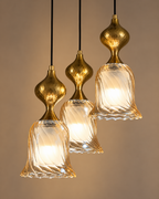 Fiora Luxe Ceiling Light For Living Room & Item for Home Decoration - Set of 3 Pendant