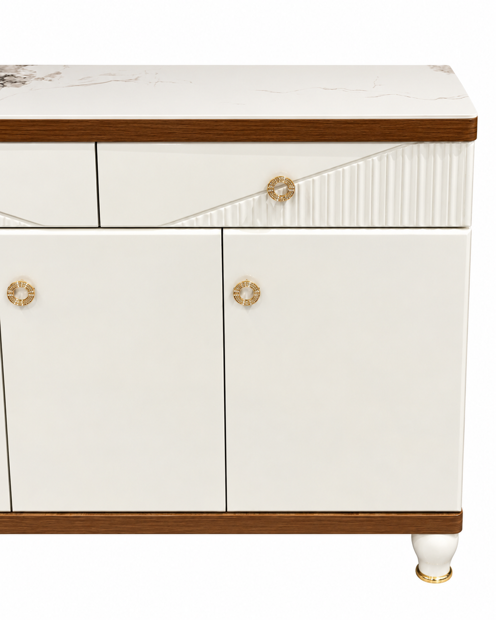 Elysian Storage Cabinet and Console Table For Home & Crockery Storage Cabinet / Crockery Unit