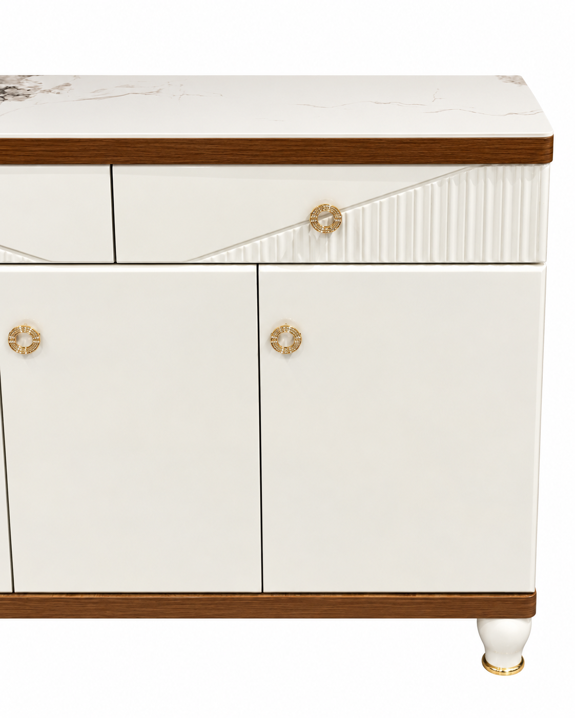 Elysian Storage Cabinet and Console Table For Home & Crockery Storage Cabinet / Crockery Unit