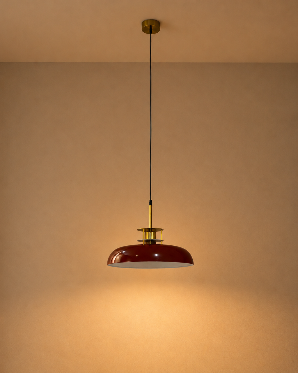 Cobalt Halo Hanging Light For Living Room & Home Decoration item - Red