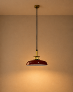 Cobalt Halo Hanging Light For Living Room & Home Decoration item - Red