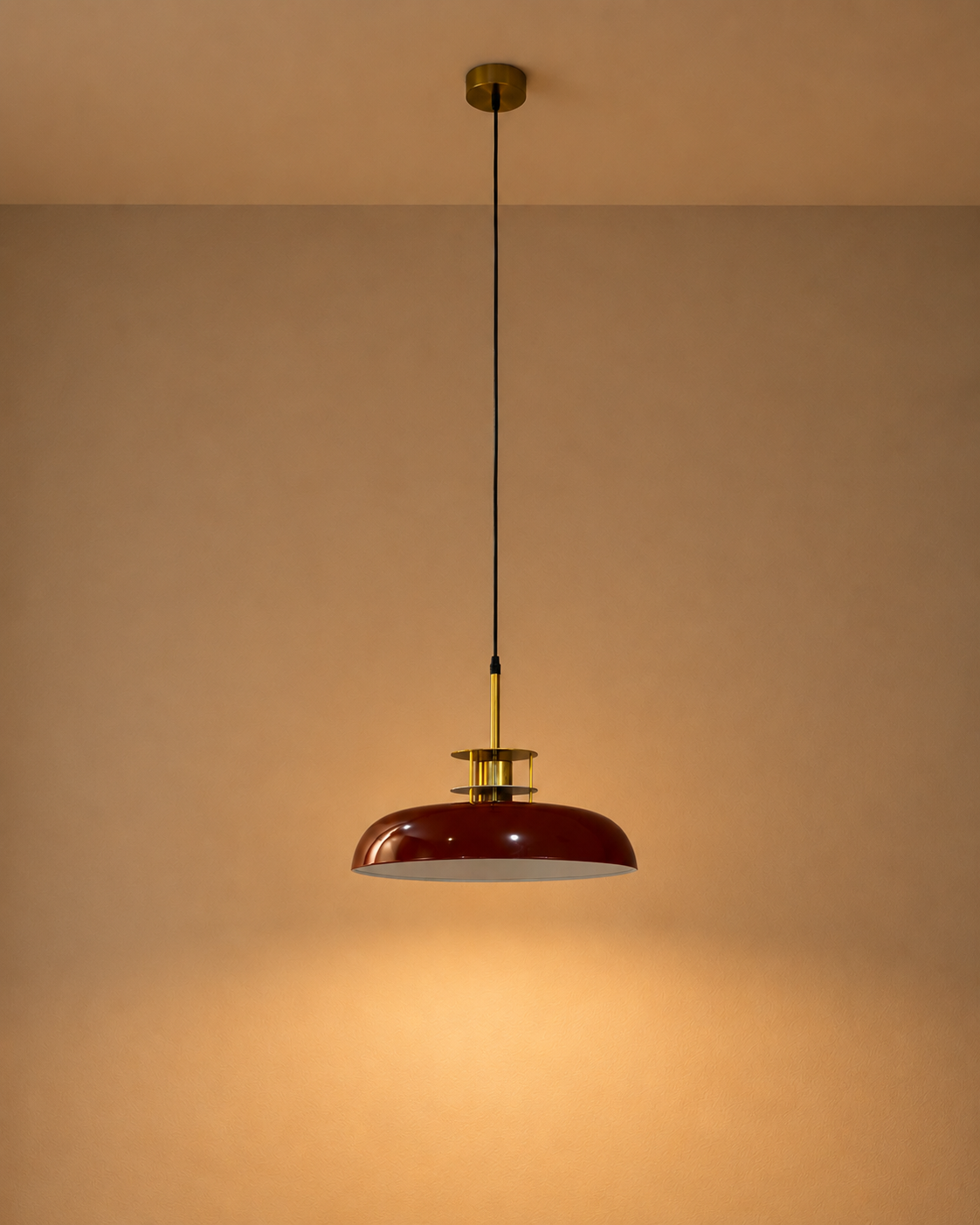 Cobalt Halo Hanging Light For Living Room & Home Decoration item - Red