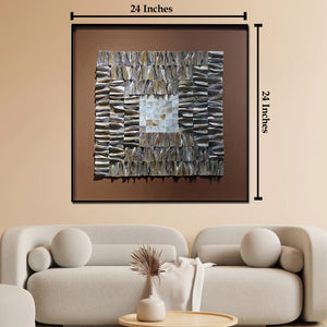 Rustic Mosaic Wall Art Shadow Box & Wall Decoration Item