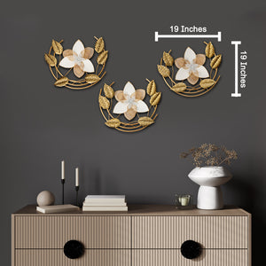 Floral Crown Serenity Metal Wall Art for the Home & item for Wall Decoration