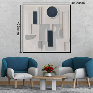 Urban Tranquility Modern Wall Art (40 x 40 Inches)