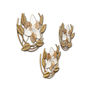 Floral Crown Serenity Metal Wall Art for the Home & item for Wall Decoration
