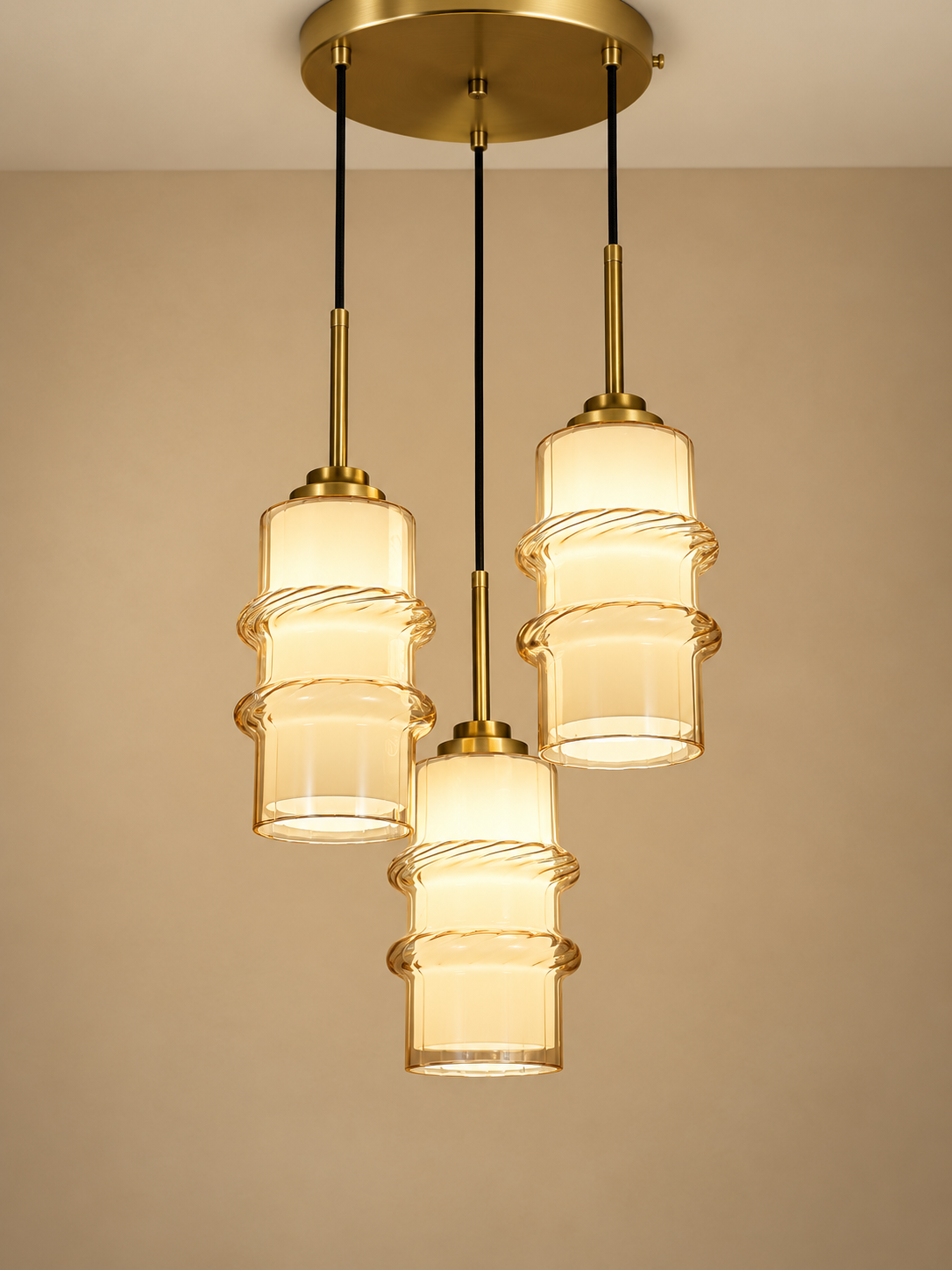 Radiant Cylinder Hanging Light for Home & Item for Home Decoration