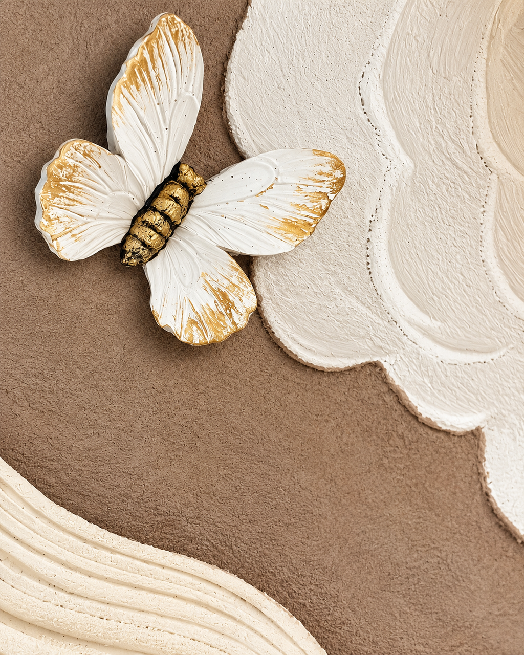 Butterfly & Bloom Shadow Box for Wall Decoration & Wall Art
