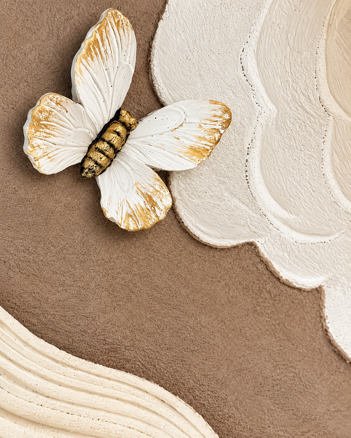Butterfly & Bloom Shadow Box for Wall Decoration & Wall Art