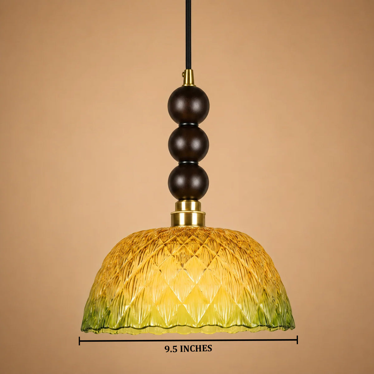 Garden Aura Pendant Light For Home  & Item  for Home Decoration - Yellow & Green