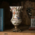 Emerald Opulence Decorative Ceramic Vase & Showpiece