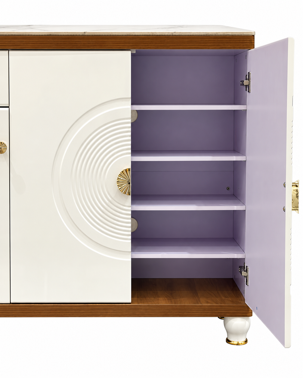 Aurelia Loop Storage Cabinet and Console Table For Home & Crockery Storage Cabinet / Crockery Unit