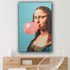 Gum Glam Mona Lisa Wall Decoration Shadow box - With LED Light