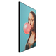 Gum Glam Mona Lisa Wall Decoration Shadow box - With LED Light