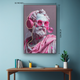 Rhythmic Beat Bust Wall Decoration Shadow box - With LED Light