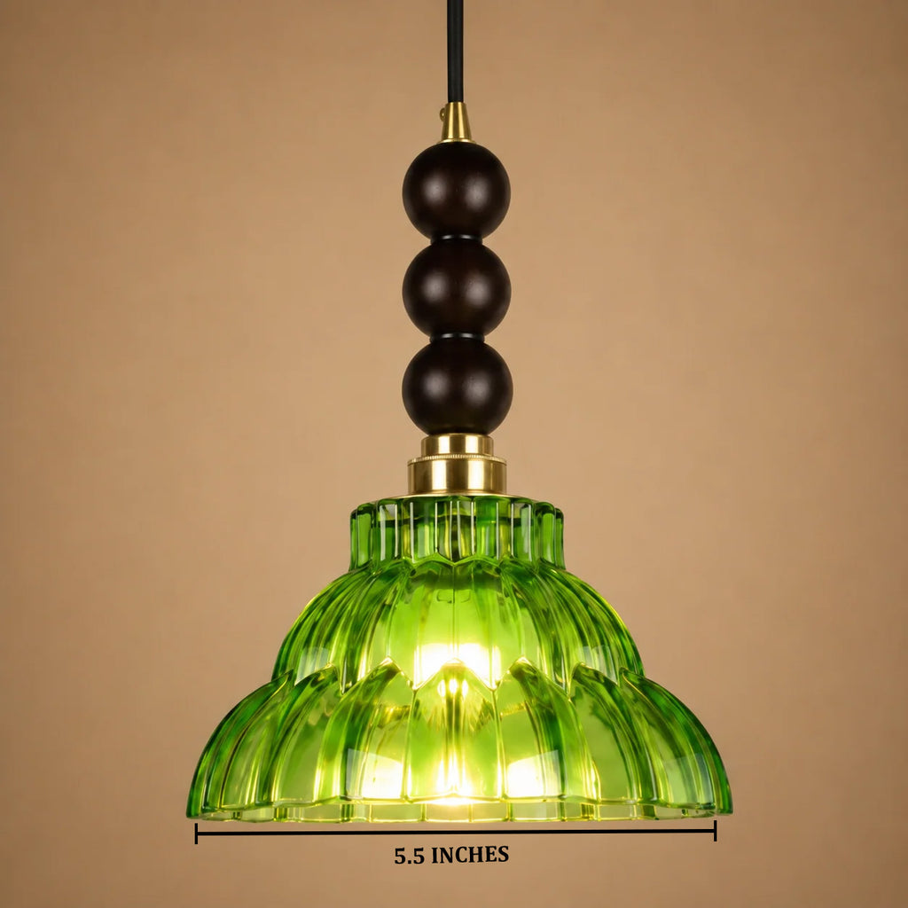 Rainleaf Bell Pendant Light For Home  & Item  for Home Decoration - Green